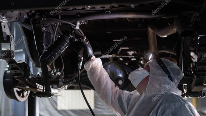 Entrostung und Hohlraumkonservierung am Fahrzeug